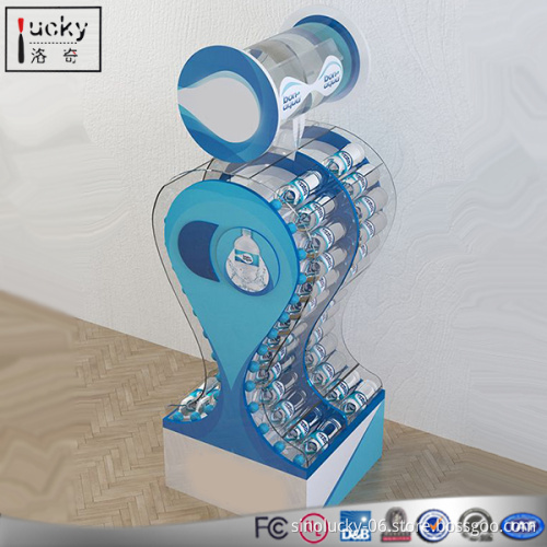 Water display shelf customized shape bottle glorifier